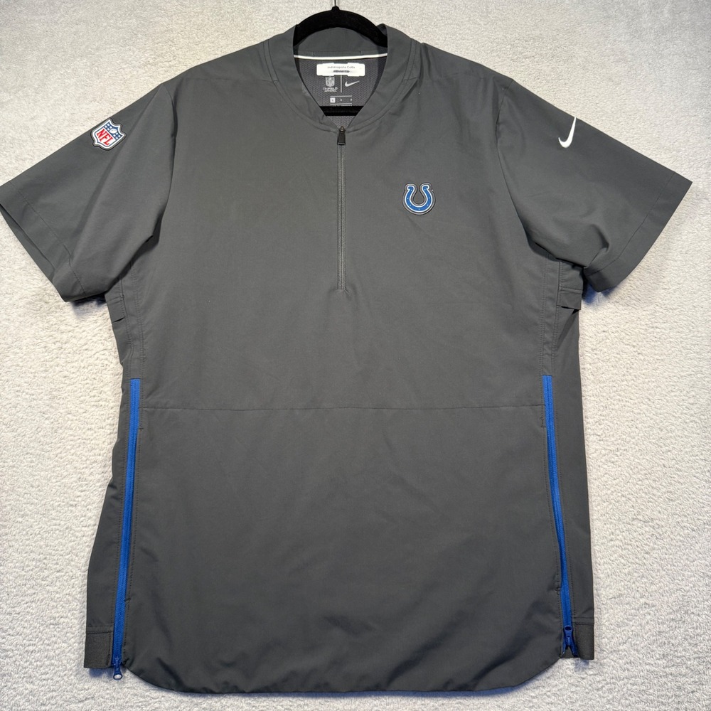 Nike Indianapolis Colts NFL Onfield Short Sleeve Coachs Shirt L‎ Team Issue